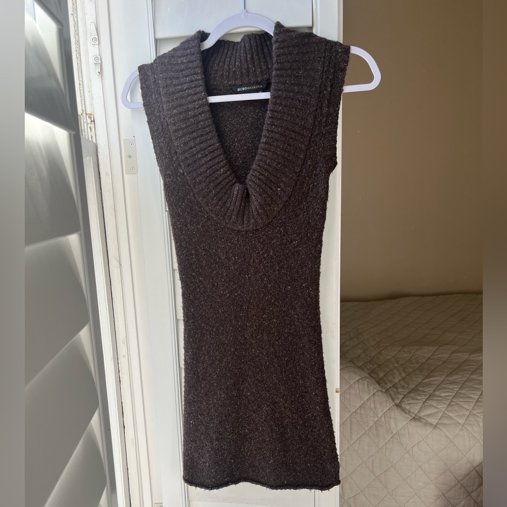 BCBG Max Azaria Sleeveless Sweater Dress